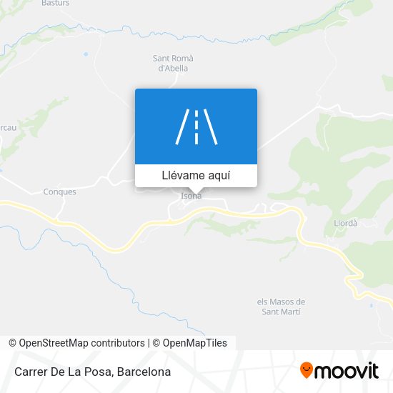 Mapa Carrer De La Posa