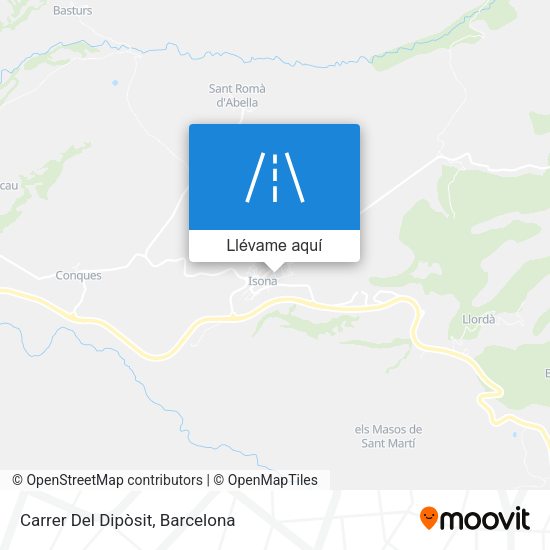 Mapa Carrer Del Dipòsit