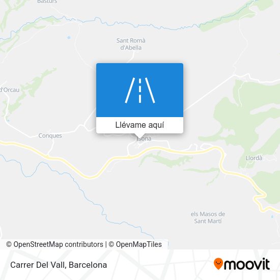 Mapa Carrer Del Vall