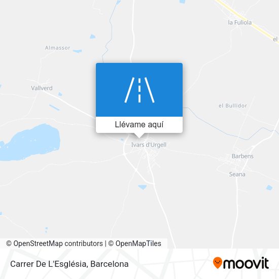 Mapa Carrer De L'Església