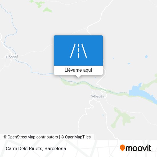 Mapa Camí Dels Riuets