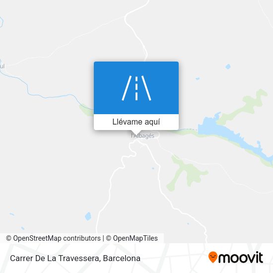 Mapa Carrer De La Travessera