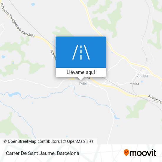 Mapa Carrer De Sant Jaume
