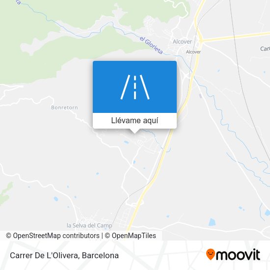 Mapa Carrer De L'Olivera
