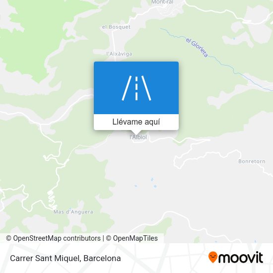 Mapa Carrer Sant Miquel