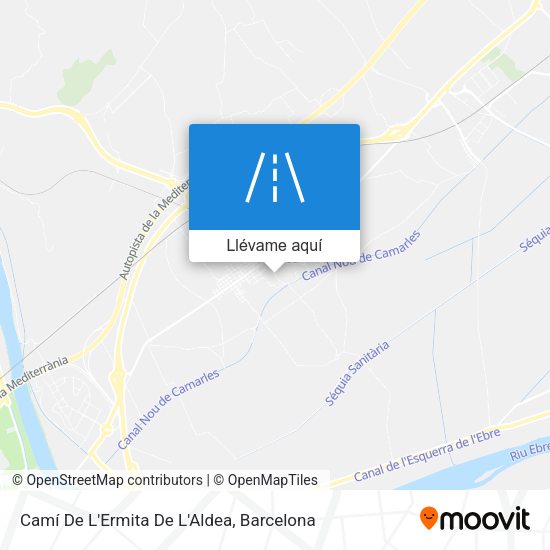 Mapa Camí De L'Ermita De L'Aldea