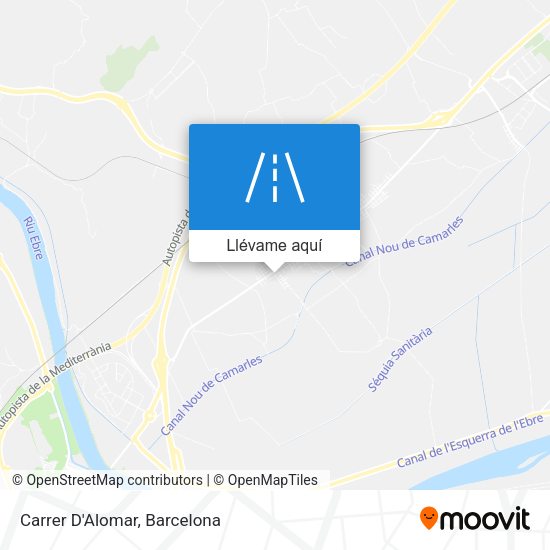Mapa Carrer D'Alomar