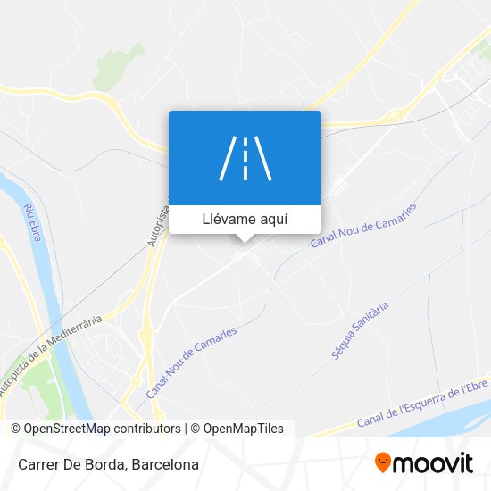 Mapa Carrer De Borda