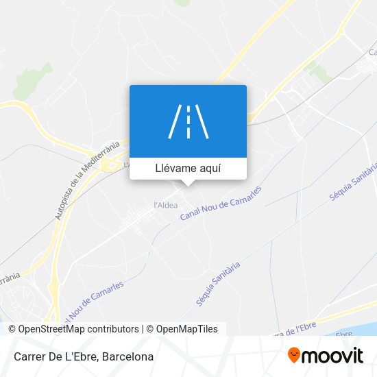 Mapa Carrer De L'Ebre