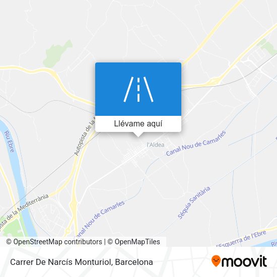 Mapa Carrer De Narcís Monturiol