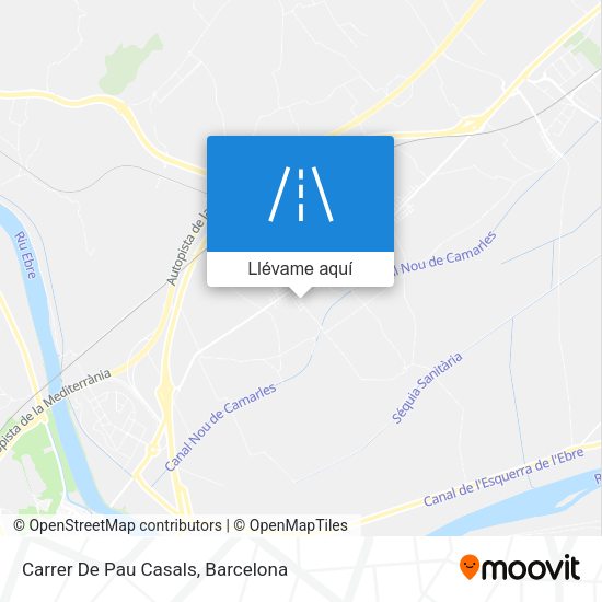 Mapa Carrer De Pau Casals
