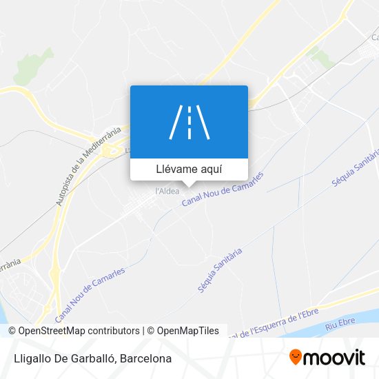 Mapa Lligallo De Garballó