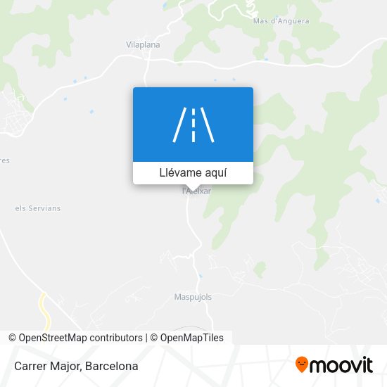 Mapa Carrer Major