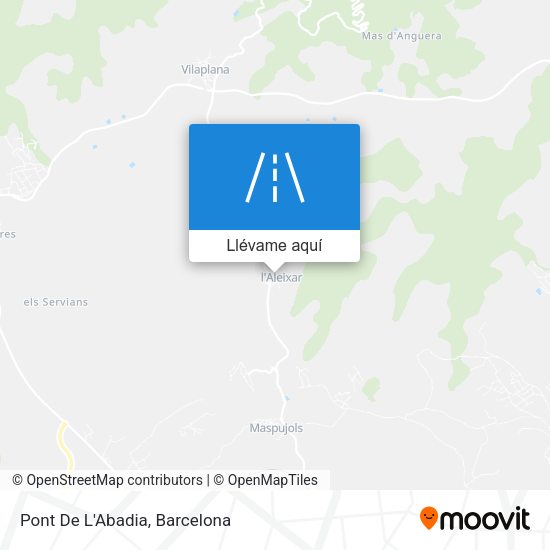 Mapa Pont De L'Abadia