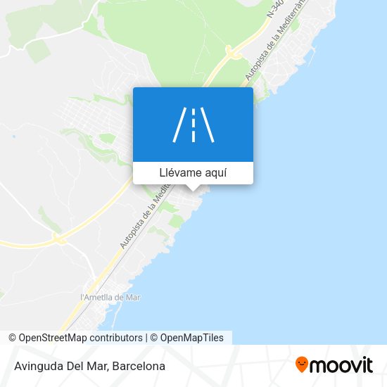 Mapa Avinguda Del Mar