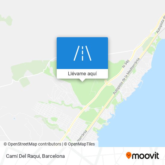 Mapa Camí Del Raqui