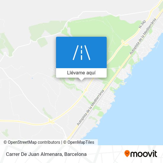 Mapa Carrer De Juan Almenara