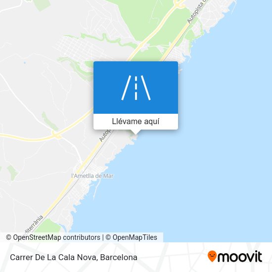 Mapa Carrer De La Cala Nova