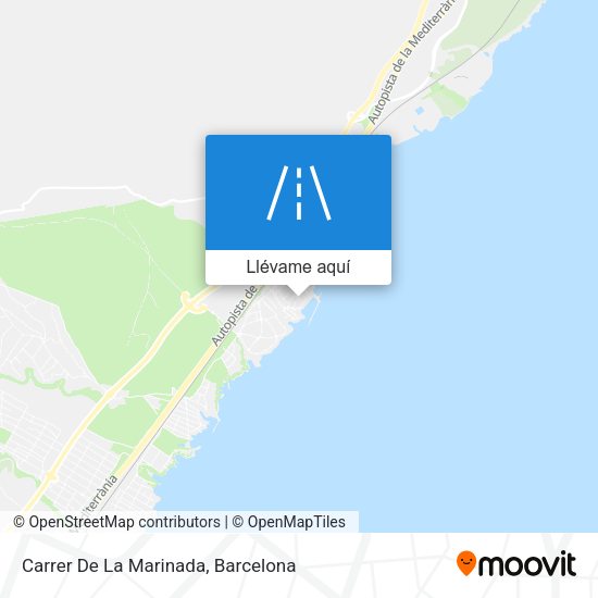 Mapa Carrer De La Marinada