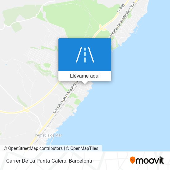 Mapa Carrer De La Punta Galera