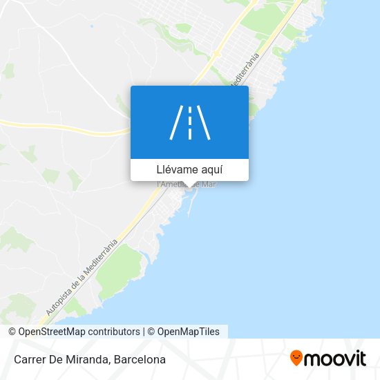 Mapa Carrer De Miranda