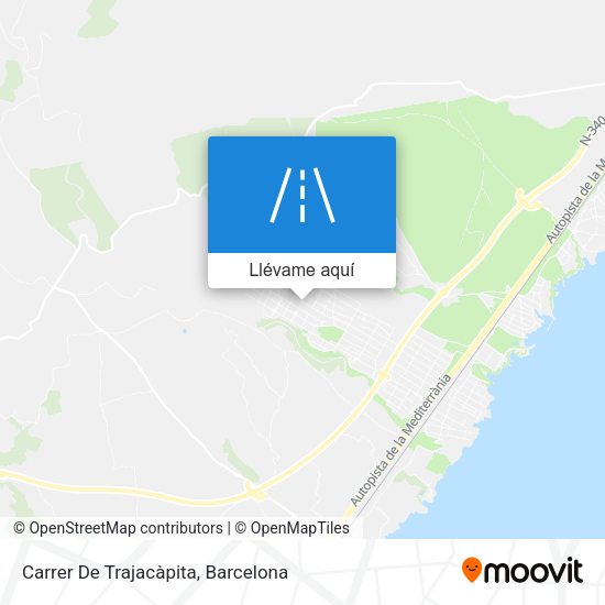 Mapa Carrer De Trajacàpita