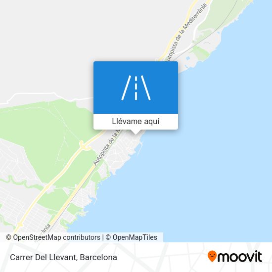 Mapa Carrer Del Llevant