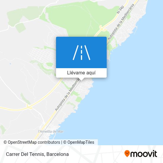 Mapa Carrer Del Tennis