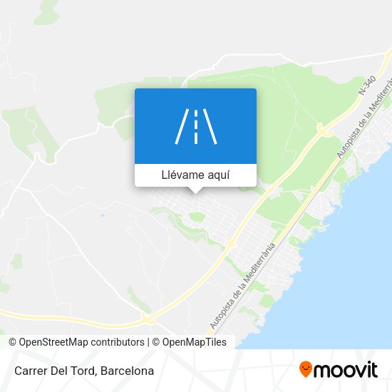 Mapa Carrer Del Tord