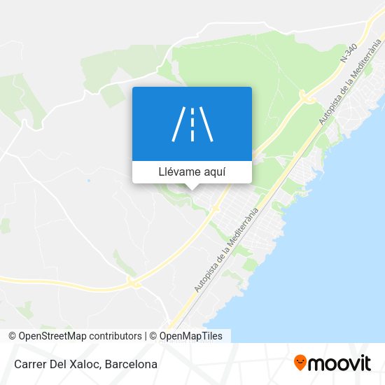 Mapa Carrer Del Xaloc