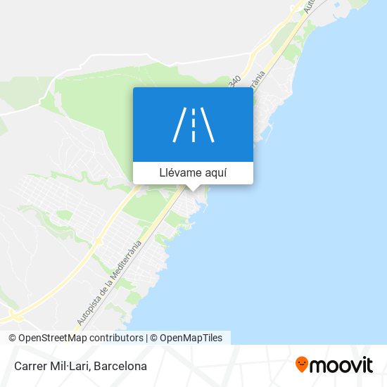 Mapa Carrer Mil·Lari