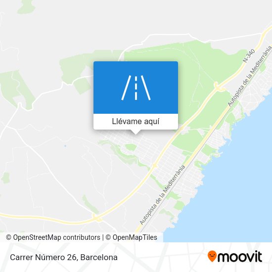 Mapa Carrer Número 26