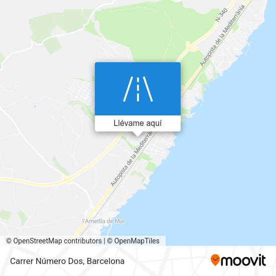 Mapa Carrer Número Dos
