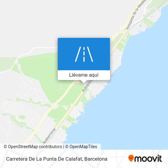 Mapa Carretera De La Punta De Calafat