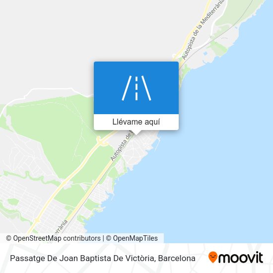 Mapa Passatge De Joan Baptista De Victòria