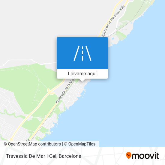 Mapa Travessia De Mar I Cel