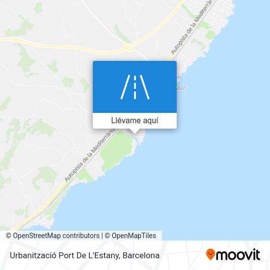 Mapa Urbanització Port De L'Estany