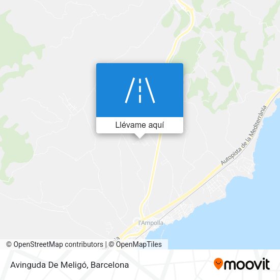 Mapa Avinguda De Meligó
