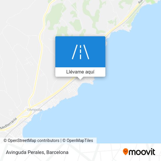 Mapa Avinguda Perales