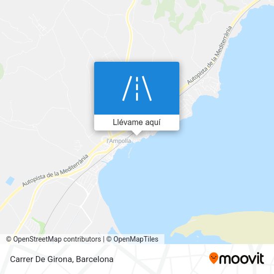 Mapa Carrer De Girona