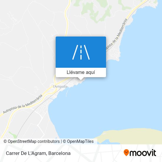 Mapa Carrer De L'Agram
