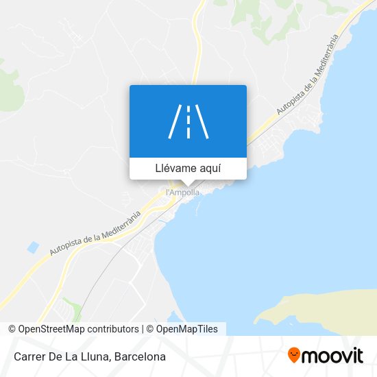 Mapa Carrer De La Lluna