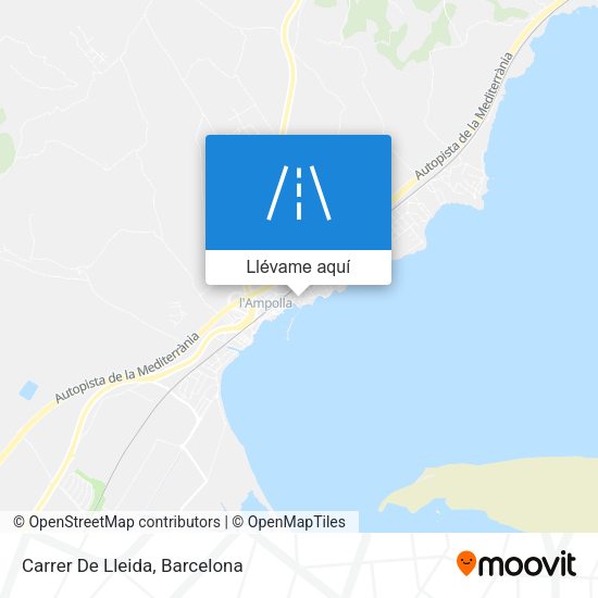Mapa Carrer De Lleida