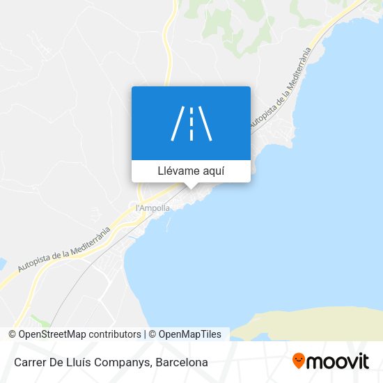 Mapa Carrer De Lluís Companys