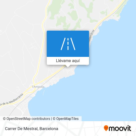 Mapa Carrer De Mestral