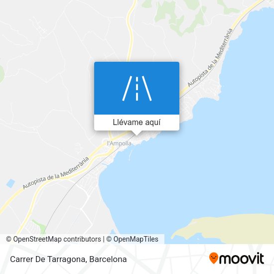 Mapa Carrer De Tarragona