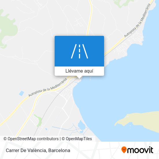 Mapa Carrer De València
