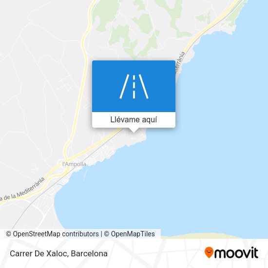 Mapa Carrer De Xaloc