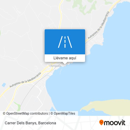 Mapa Carrer Dels Banys