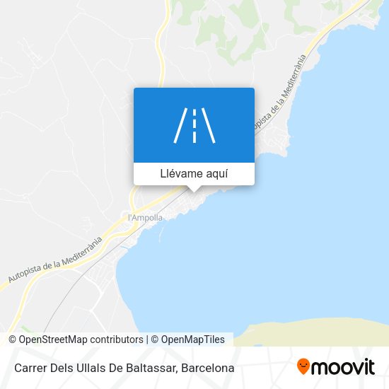 Mapa Carrer Dels Ullals De Baltassar